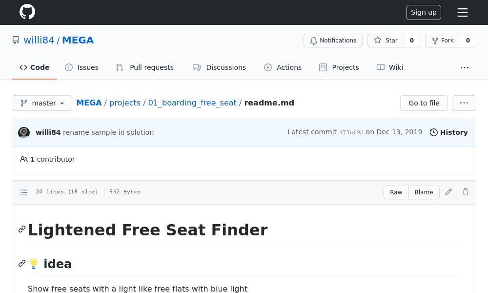 Screenshot of Lightened Free Seat Finder